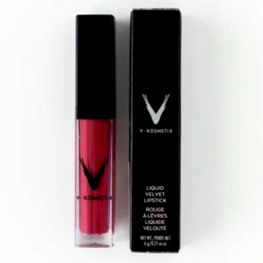 V KOSMETIKS Creamy Liquid Velvet Matte Lipstick Bubbly Full Size NEW in Box